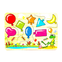 Пазлы большие "Геометрия" - «globural.ru» - Клин