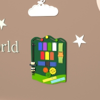 Бизиборд "Радуга" - «globural.ru» - Клин