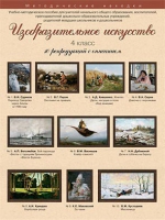 Набор репродукций "Изобразительное искусство" 4 класс (10 репродукций) - «globural.ru» - Клин