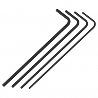 Набор из 4-х шестигранных ключей. Tetrix - «globural.ru» - Клин