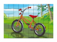 Магниты-пазлы "Велосипед" - «globural.ru» - Клин