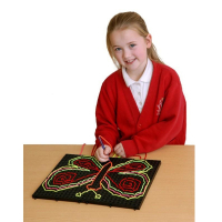 Набор Узорная шнуровка №2 (Набор черных панелей для создания композиций) - «globural.ru» - Клин