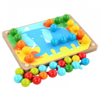 Игра на сенсомоторное развитие "Цветная мозаика" - «globural.ru» - Клин