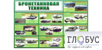 Стенд "Бронетанковая техника" - «globural.ru» - Клин