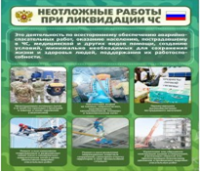 Стенд "Неотложные работы при ликвидации ЧС" - «globural.ru» - Клин