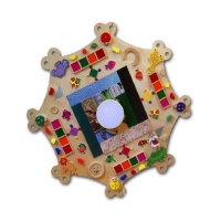 Тактильный диск с декоративными элементами (вариант 1) - «globural.ru» - Клин