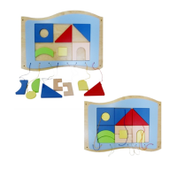 Дидактическая панель "Собери домик" - «globural.ru» - Клин