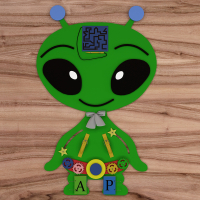 Бизиборд "Разумный пришелец" - «globural.ru» - Клин