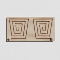 Такт-панель "Лабиринт-трапеция №5" - «globural.ru» - Клин