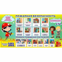 Стенд "Пожарная безопасность" 1.5х0.8 - «globural.ru» - Клин