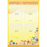 Стенд "Нормы питания" - «globural.ru» - Клин