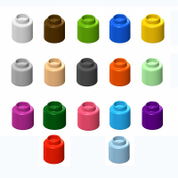  Элемент конструктора одиночный одноцветный Color Blocks 100 штук - «globural.ru» - Клин