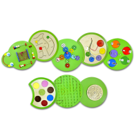 Тактильно-развивающая панель "Гусеница Жужа" - «globural.ru» - Клин