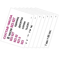 Опорные таблицы по математике 3 класс - «globural.ru» - Клин