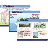 Комплект таблиц для начальной школы "Русский язык. Глагол" - «globural.ru» - Клин