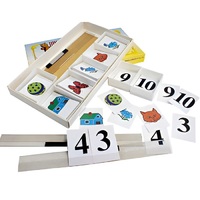 Счетная лесенка (ламинированная, с магнит. креплением) - «globural.ru» - Клин