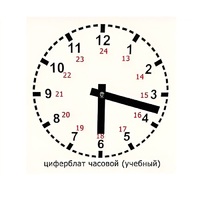 Часовой циферблат раздаточный - «globural.ru» - Клин