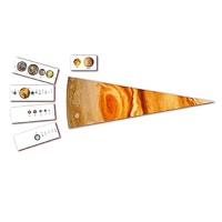 Модель-аппликация "Сравнительные размеры Солнца, планет и их спутников" - «globural.ru» - Клин