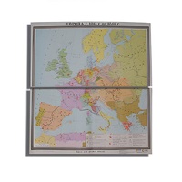 Учебная карта "Европа с 1815 - 1849 г.г." 1180*1070 мм (матовое, 2-стороннее лам.) - «globural.ru» - Клин