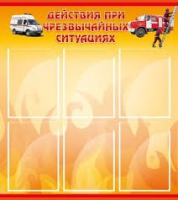 Стенд "Действия при ЧС" - «globural.ru» - Клин