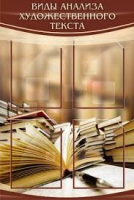 Стенд "Виды анализа художественного текста" - «globural.ru» - Клин