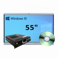 Интерактивная панель 55" (встроенный ПК, Win10) - «globural.ru» - Клин