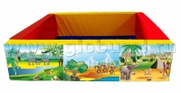 Квадратный сухой бассейн (с шелкографией) - «globural.ru» - Клин