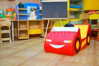 Напольная игрушка "Машинка - гонка" с аппликацией (ВИК) - «globural.ru» - Клин