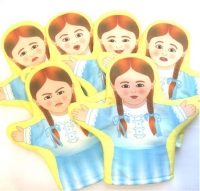 Набор кукол - рукавичек  "Эмоции. Девочки" - «globural.ru» - Клин