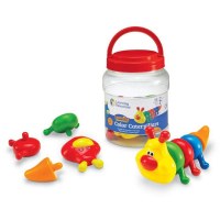 Игра на сенсомоторное развитие "Цветные гусеницы" - «globural.ru» - Клин