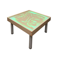Столик на ножках для рисования песком Радуга. Подсветка RGB - «globural.ru» - Клин