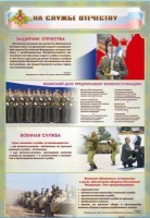 Стенд "На службе Отечеству" (вариант 1) - «globural.ru» - Клин
