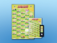 Интерактивный стенд "Говорящая азбука" адаптивный, с сенсорным пультом управления и планшетом со шрифтом Брайля - «globural.ru» - Клин