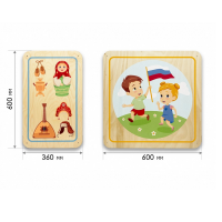 Набор стеновых панелей «Символы России - Культура» - «globural.ru» - Клин