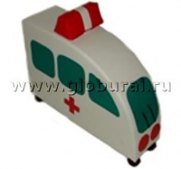 Напольная мягкая игрушка «Скорая помощь» каталка - «globural.ru» - Клин