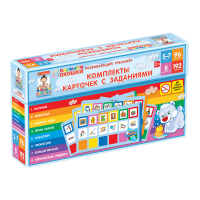 Развивающий тренажёр "Разноцветные окошки" 5-7 лет. Дополнительный набор карточек к базовому комплекту - «globural.ru» - Клин