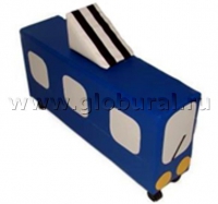 Напольная мягкая игрушка «Троллейбус» каталка - «globural.ru» - Клин