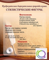 Стенд "Стилистические фигуры" в ассортименте - «globural.ru» - Клин