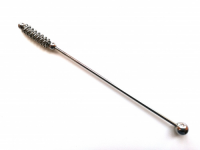 Зонд массажный «Дракоша» су-джок № 3 короткий с шариком нержавеющая сталь (автор Томилина С.М.) - «globural.ru» - Клин