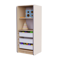 Открытый шкаф с ящиками из коллекции мебели «НЕГА» (цвет бежевый) - «globural.ru» - Клин