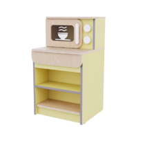 Модуль с микроволновкой из коллекции «НЕГА» (желтый) - «globural.ru» - Клин