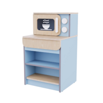 Модуль с микроволновкой из коллекции «НЕГА» (голубой) - «globural.ru» - Клин