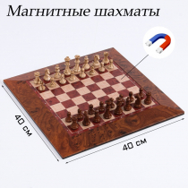 Шахматы магнитные доска и фигуры из пластика - «globural.ru» - Клин