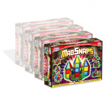 Магнитный конструктор "МагСнэп" Комплект на группу. 100 деталей - «globural.ru» - Клин