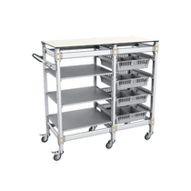 Тележка 2-х секционная для учебных наборов и цифровых лабораторных комплексов SenseDisc - «globural.ru» - Клин