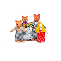 Набор шагающих кукол к сказке "Три медведя" - «globural.ru» - Клин