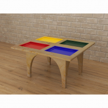 Игровой стол для занятий сенсорной интеграцией 4 цвета - «globural.ru» - Клин