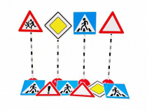 Комплект стоек "Дорожные знаки №2" - «globural.ru» - Клин