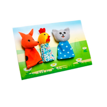 Набор пальчиковых кукол к сказке "Кот, Петух и Лиса" - «globural.ru» - Клин