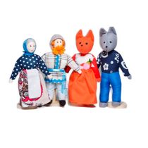 Набор шагающих кукол к сказке "Волк и лиса" - «globural.ru» - Клин